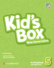 CAMBRIDGE, Kid's Box New Generation Level 5 Activity Book with Digital Pack British English - Caroline Nixon