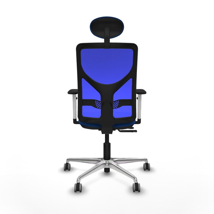 PIQUERAS Y CRESPO Silla de oficina Motilla Azul con mecanismo Sincro/Traslack PIQUERAS Y CRESPO Silla de oficina Motilla Azul con mecanismo Sincro/Traslack