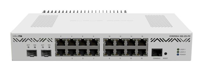 MikroTik CCR2004-16G-2S+PC Router de Red Blanco