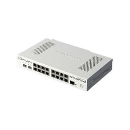 MikroTik CCR2004-16G-2S+PC Router Con 16 Puertos Ethernet Gigabit y 2 Puertos SFP+ Blanco