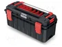 KISTENBERG S BLOCK ALU LOG 65 Cajón para herramientas negro