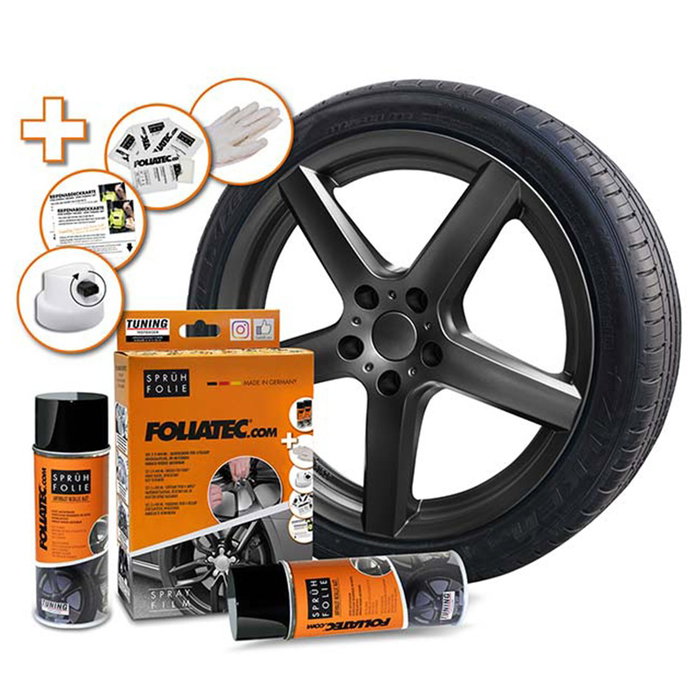 Foliatec Kit de Goma Líquida Antracita Metálico 2 x 400 ml Foliatec Kit de Goma Líquida Antracita Metálico 2 x 400 ml