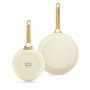 GreenPan Padova Reserve Set de 2 Sartenes 20 y 26 cm Crema