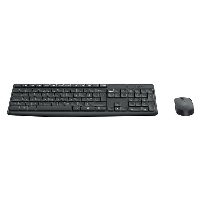 Logitech MK235 Combo de Teclado y Ratón Inalámbrico Gris Logitech MK235 Combo de Teclado y Ratón Inalámbrico Gris