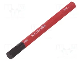WIHA Punta de destornillador aislada Allen HEX 6mm 75mm