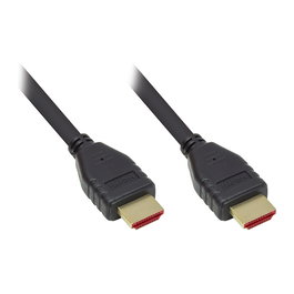 GoodConnections 4521-020 Cable HDMI 2.1 de 2 Metros 8K Ultra Alta Velocidad 38.4 Gbit/s, Conectores Macho Estándar, Negro