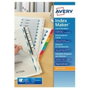 Avery Separador de Cartulina DIN A4 con 12 Pestañas Imprimibles y Personalizables Index Maker