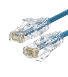 WP Cable de red Cat6a U/UTP Azul 1 m WPC-PAT-6AU010LB-S