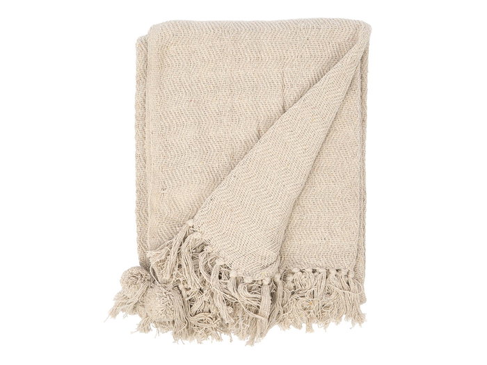 Giftdecor Multiusos Pompon Natural 120x150 cm (Set de 12)