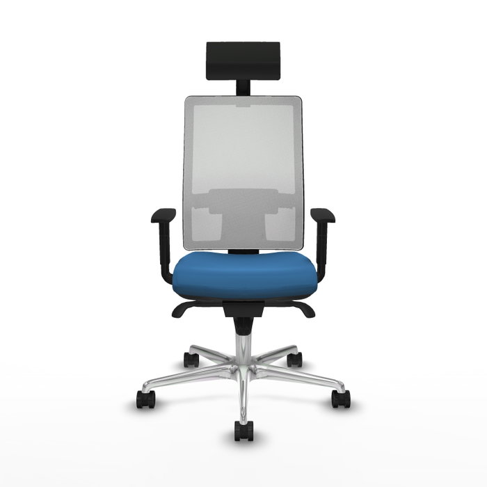 PIQUERAS Y CRESPO Silla de oficina Horna Azul claro y Blanco PIQUERAS Y CRESPO Silla de oficina Horna Azul claro y Blanco