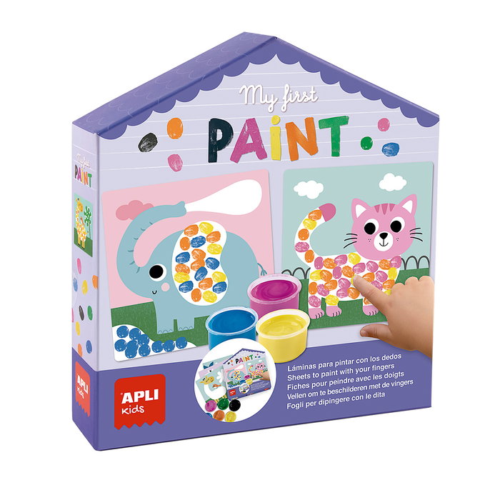 APLI KIDS Mi primer juego de pintura de dedos APLI KIDS Mi primer juego de pintura de dedos