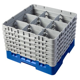 CAMBRO Cesta de lavado 9 comp. 6 alturas Beige