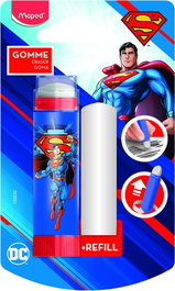 maped Radierstift SUPERMAN blanco, 1 unidad de goma de borrar en lápiz