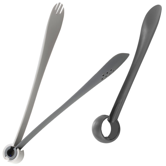 Cook Concept Pinzas Multifunción 3 En 1 Espátula Tenedor Cuchara Ensalada 31,5cm