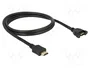 DeLOCK Cable HDMI Macho a Hembra 1 m 4K 30 Hz