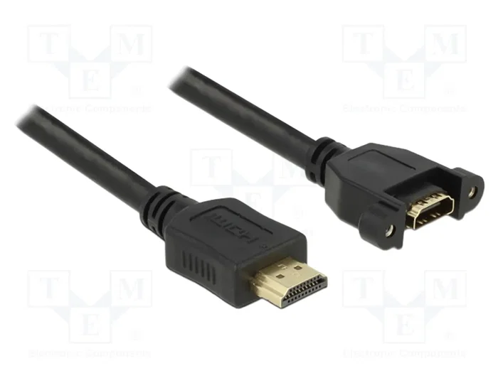 DeLOCK Cable HDMI Macho a Hembra 1 m 4K 30 Hz DeLOCK Cable HDMI Macho a Hembra 1 m 4K 30 Hz