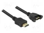 DeLOCK Cable HDMI Macho a Hembra 1 m 4K 30 Hz