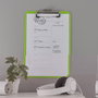 Leitz WOW Carpeta de plástico rígido DIN A4 color verde con pinza superior
