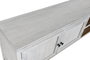 DKD Home Decor Mueble TV Mediterraneo Blanco Madera Mango 160 x 40 x 60 cm