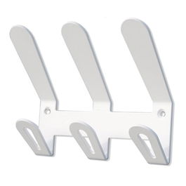 Perchero Pared Ec/02 3 Colgadores Color Blanco