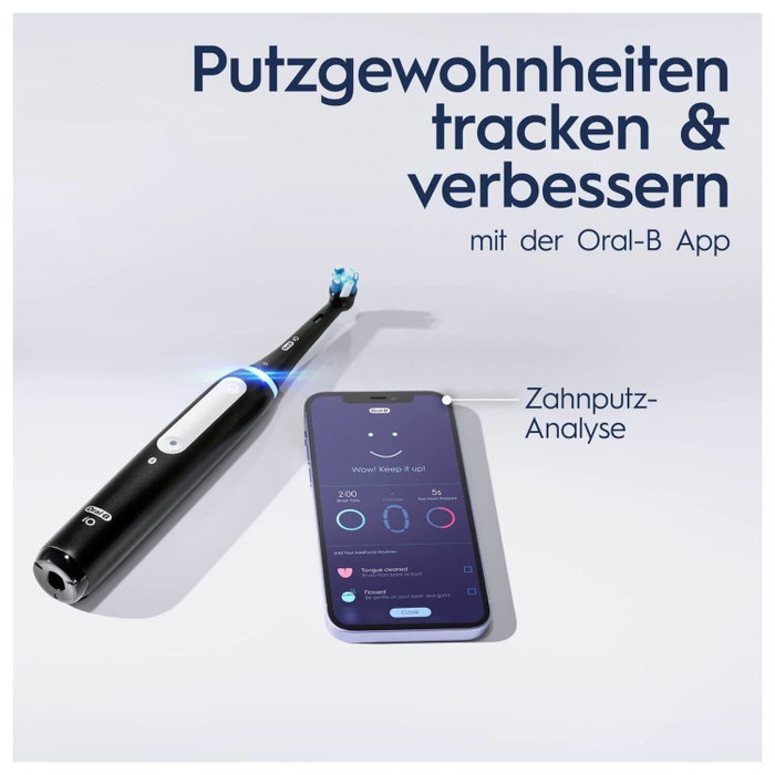 Oral-B iO Series 4 Negro Mate con Estuche de Viaje Oral-B iO Series 4 Negro Mate con Estuche de Viaje