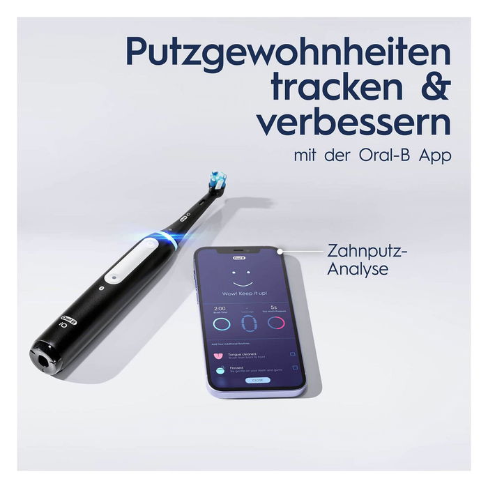 Oral-B Cepillo de Dientes Eléctrico iO4 415022 Recargable, Color Negro Mate