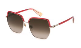Furla SFU623-57594Y Gafas de sol Rosa y Marrón