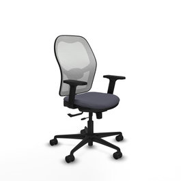 PIQUERAS Y CRESPO Silla de oficina Jorquera Gris y Blanco
