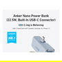 Anker PowerBank Nano 5000 mAh 22,5W Puerto USB-C Negro