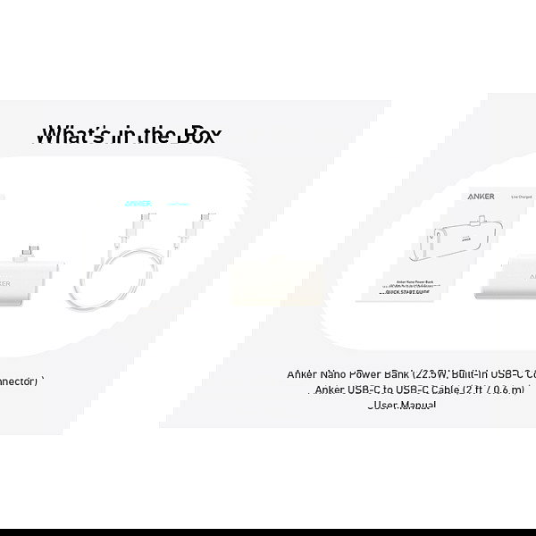 Anker PowerBank Nano 5000 mAh 22,5W Puerto USB-C Negro