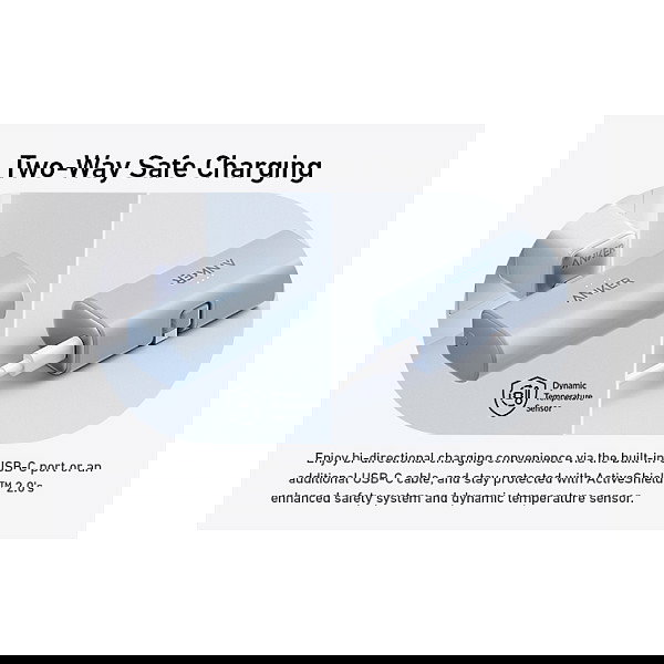 Anker PowerBank Nano 5000 mAh 22,5W Puerto USB-C Negro