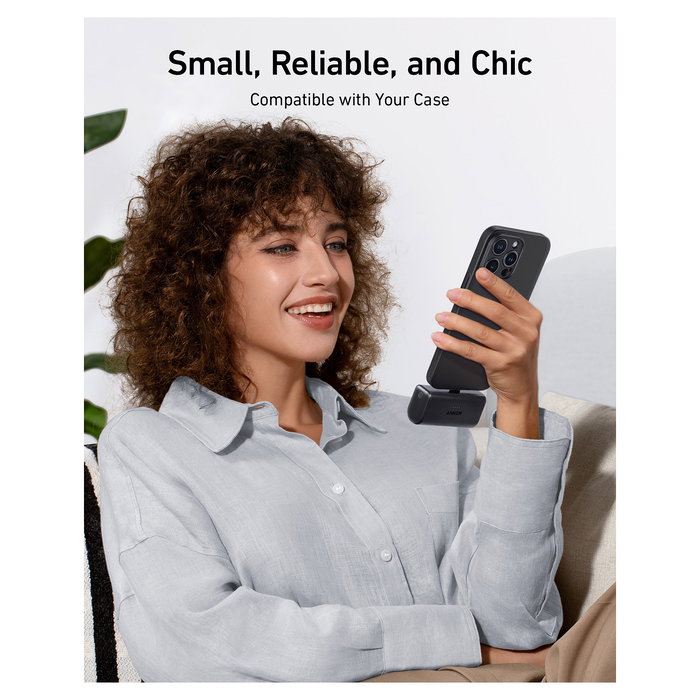 Anker PowerBank Nano 5000 mAh 22,5W Puerto USB-C Negro