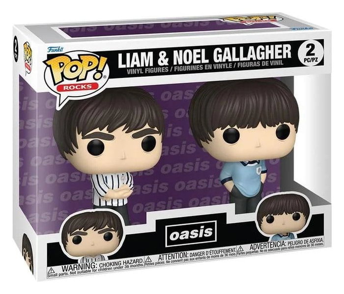 Funko Oasis Pack de 2 POP! Vinyl Figuras Liam & Noel Gallagher Funko Oasis Pack de 2 POP! Vinyl Figuras Liam & Noel Gallagher