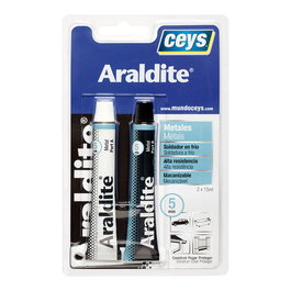 Ceys Adhesivo Epoxi Araldite Especial Metales 8080 BL 2 x 15 ml