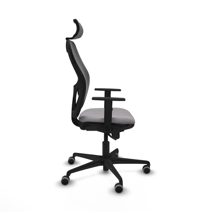 PIQUERAS Y CRESPO Silla de oficina Jorquera Gris y Negro
