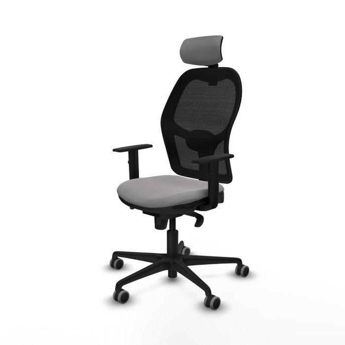 PIQUERAS Y CRESPO Silla de oficina Jorquera Gris y Negro