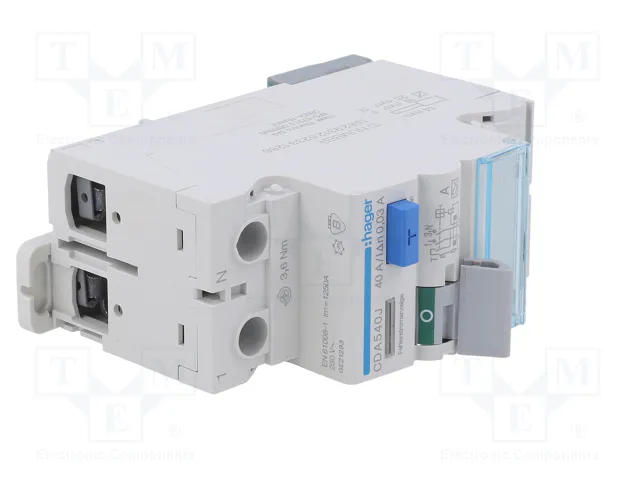 HAGER Interruptor Diferencial Tipo A 40A 30mA 1+N