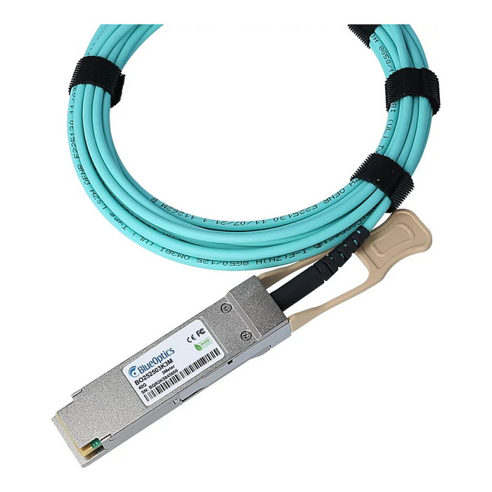 BlueOptics 10436-BO Cable de fibra óptica QSFP28 a QSFP28 de 10 m