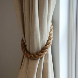 Aberto Design Gancho de tubo nogal 60cm, 2cm alto, 2cm profundo, 100% cuerda, para colgar abrigos, sombreros y llaves en la pared