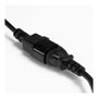 Lindy Cable de extensión IEC C14 a IEC C13, 0,5 m, Negro