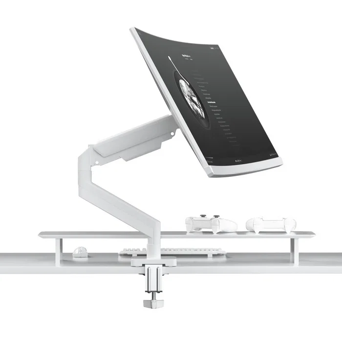 Gembird MA-DA1-04-W Soporte para Monitor 17-32 Pulgadas Blanco