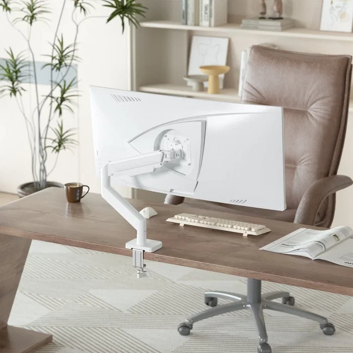 Gembird MA-DA1-04-W Soporte para Monitor 17-32 Pulgadas Blanco