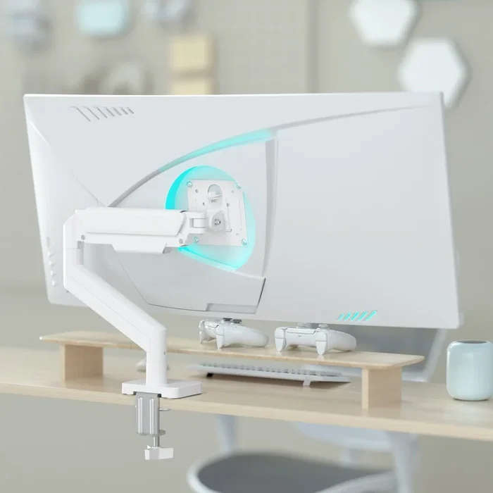 Gembird MA-DA1-04-W Soporte para Monitor 17-32 Pulgadas Blanco