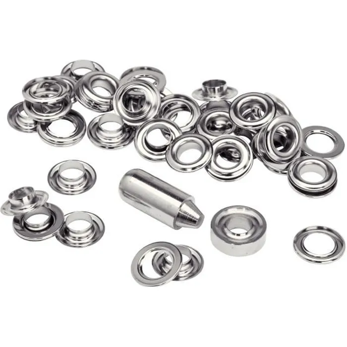 Rapid 25 Ojales de Refuerzo 12mm para Zapatos, Cinturones, Bolsos Rapid 25 Ojales de Refuerzo 12mm para Zapatos, Cinturones, Bolsos