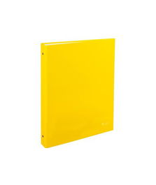 Carpeta De Anillas Carchivo Luz Carton Plastificado Brillo Fº-Xl 2 An. 25Mm Amarillo (Set de 4)
