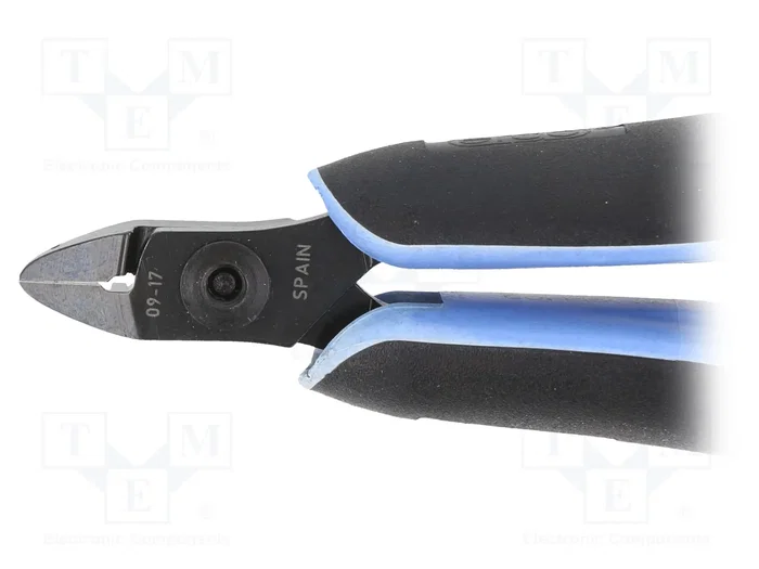 LINDSTRÖM Alicates de corte lateral de precisión ESD, cabeza ovalada 133,5 mm