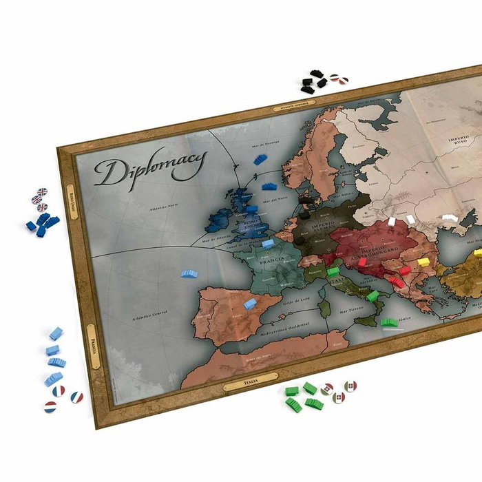Devir Diplomacy Juego de Mesa Estrategia Negociación 7 Jugadores Castellano hasta 360 Minutos