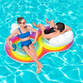 Bestway Rueda Hinchable con Asas y Respaldo 186x116 cm