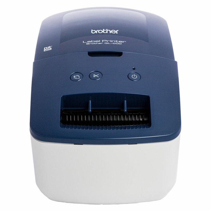 Brother QL-600B Impresora de Etiquetas Profesional Térmica Directa Azul y Blanca Brother QL-600B Impresora de Etiquetas Profesional Térmica Directa Azul y Blanca