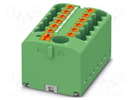 PHOENIX CONTACT PTFIX 6/12X2,5 GN Conector de carril Verde